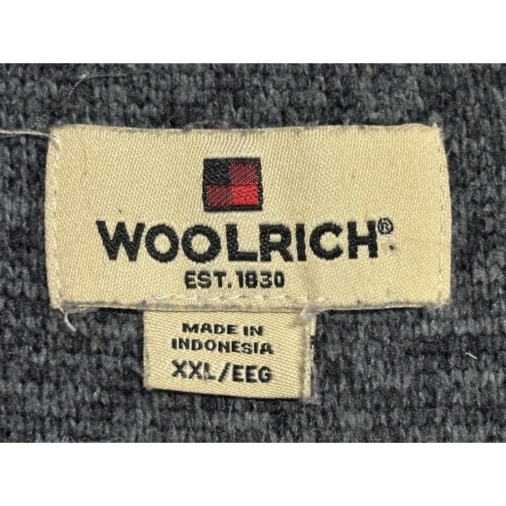 Woolrich Men's Half-Zip Pullover Sweater – Gray Heather – XXL - Picture 7 of 7